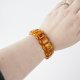 Massive amber beads bracelet